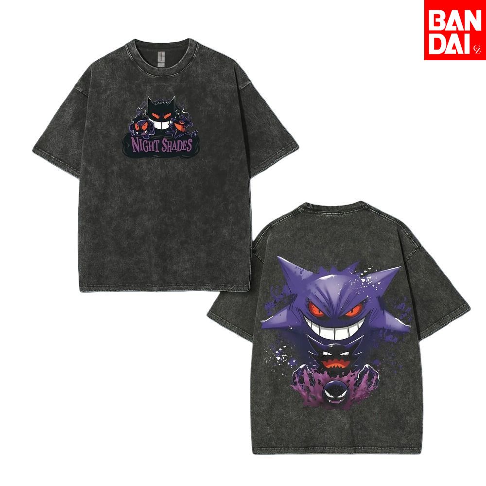 Camiseta de Pokémon Gastly Hau - Vintage Summer Clothing Men reseña y precio