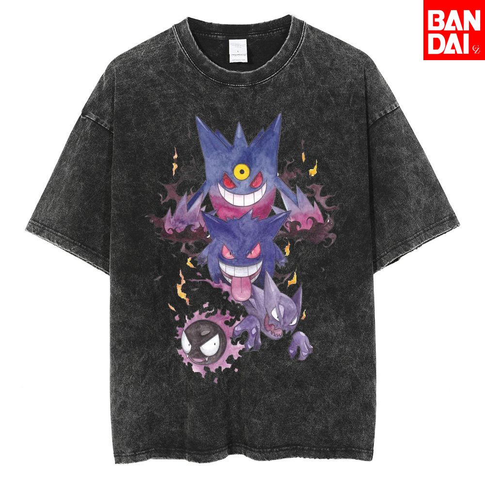 Camiseta de Pokémon Gastly Hau - Vintage Summer Clothing Men reseña y precio