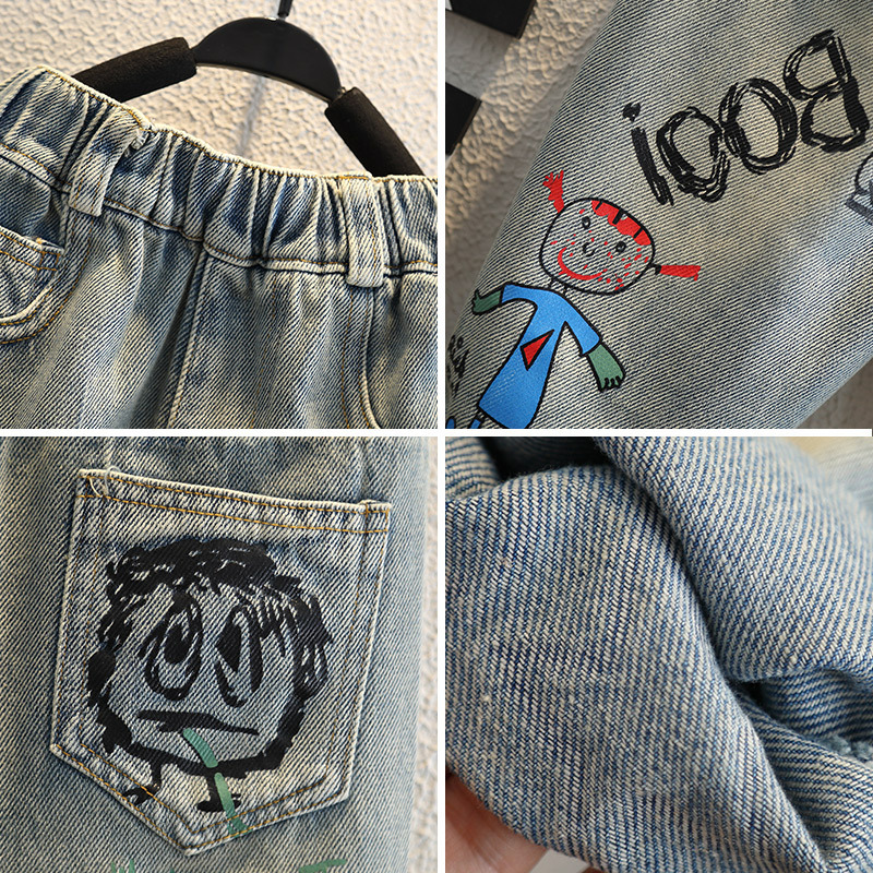 Pantalones vaqueros para bebés - Summer Clothing Drawing reseña y precio