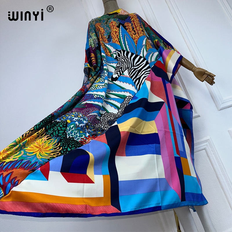 WINYI-caftán estampado de alta - Quality Summer Clothing For Women reseña y precio