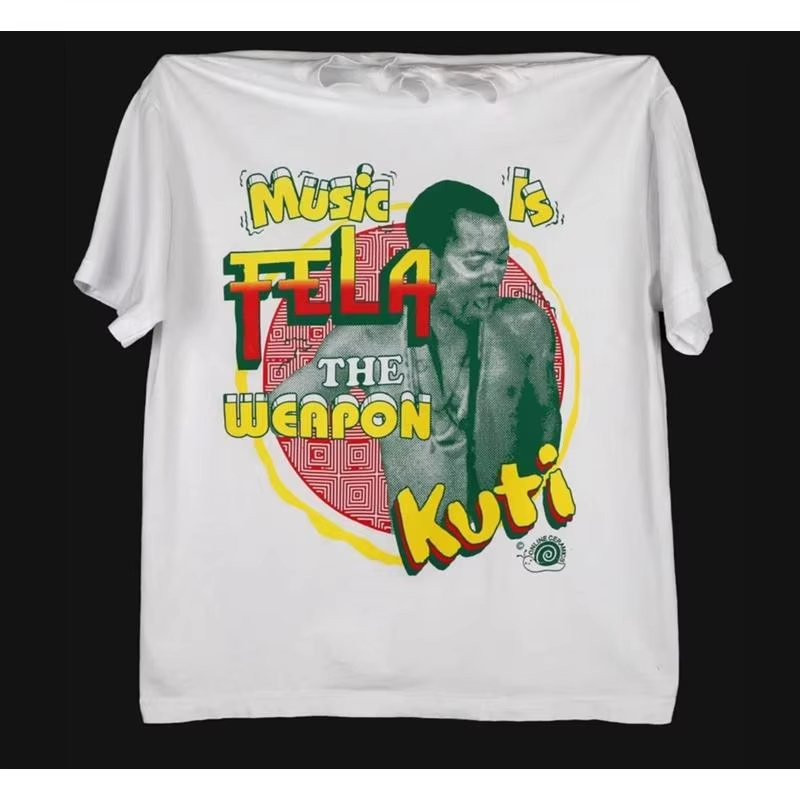 Camiseta Blanca Fela Kuti de M - Summer Clothing Drip reseña y precio