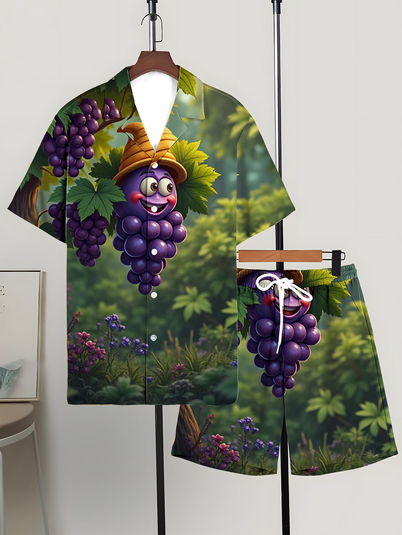 Conjuntos de Camisa para Hombr - Summer Clothing Drip reseña y precio