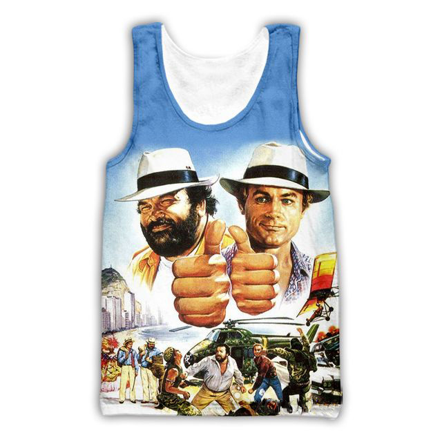 Bud Spencer Terence Hill-camis - Summer Hill Clothing reseña y precio