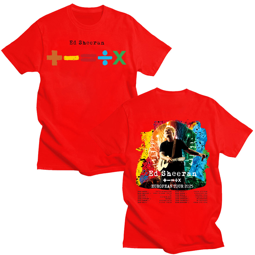 Camisetas Ed Sheeran European  - Summer Clothing Gif reseña y precio
