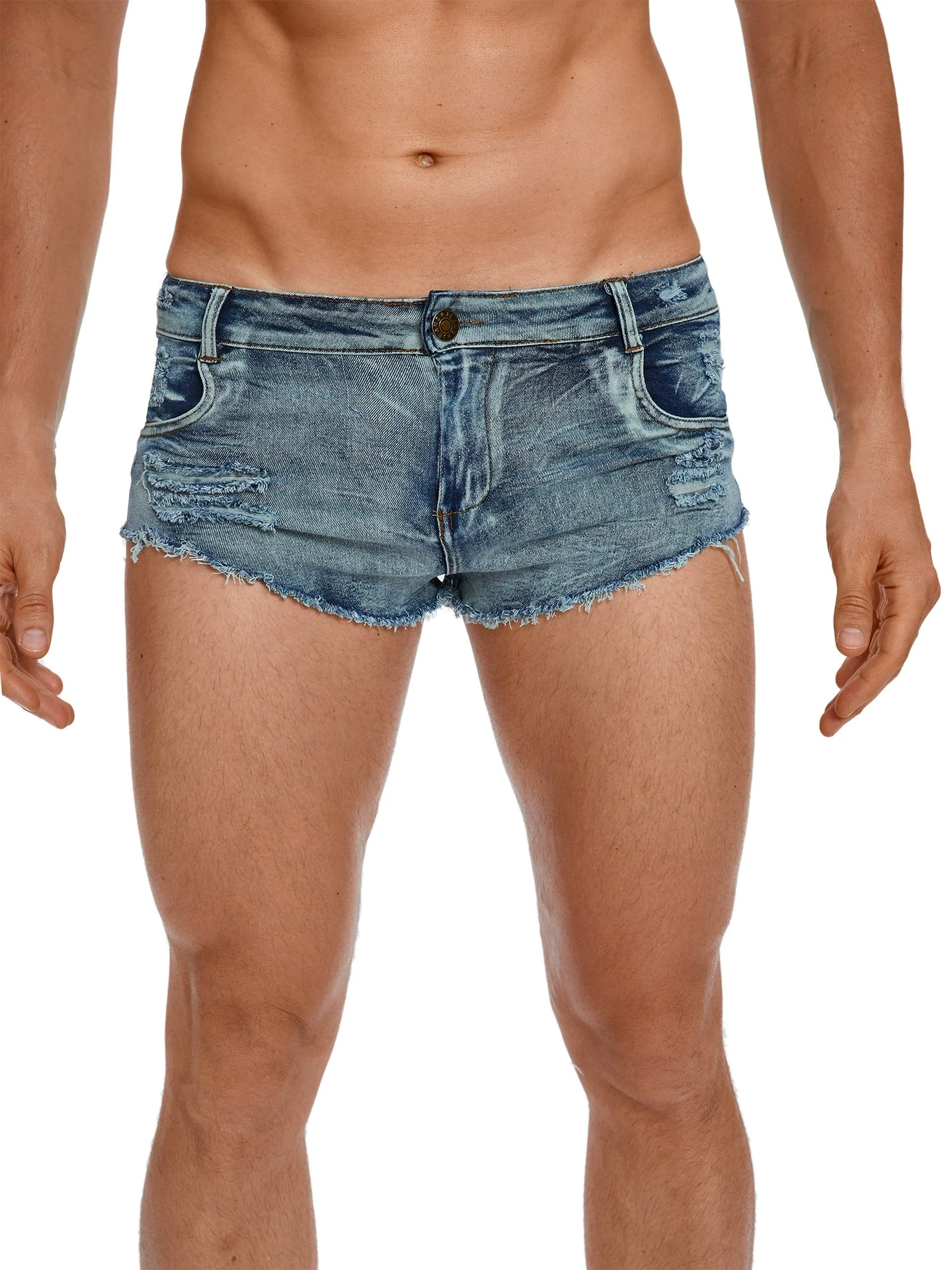 Pantalones Cortos de Mezclilla - Vintage Summer Clothing Men reseña y precio