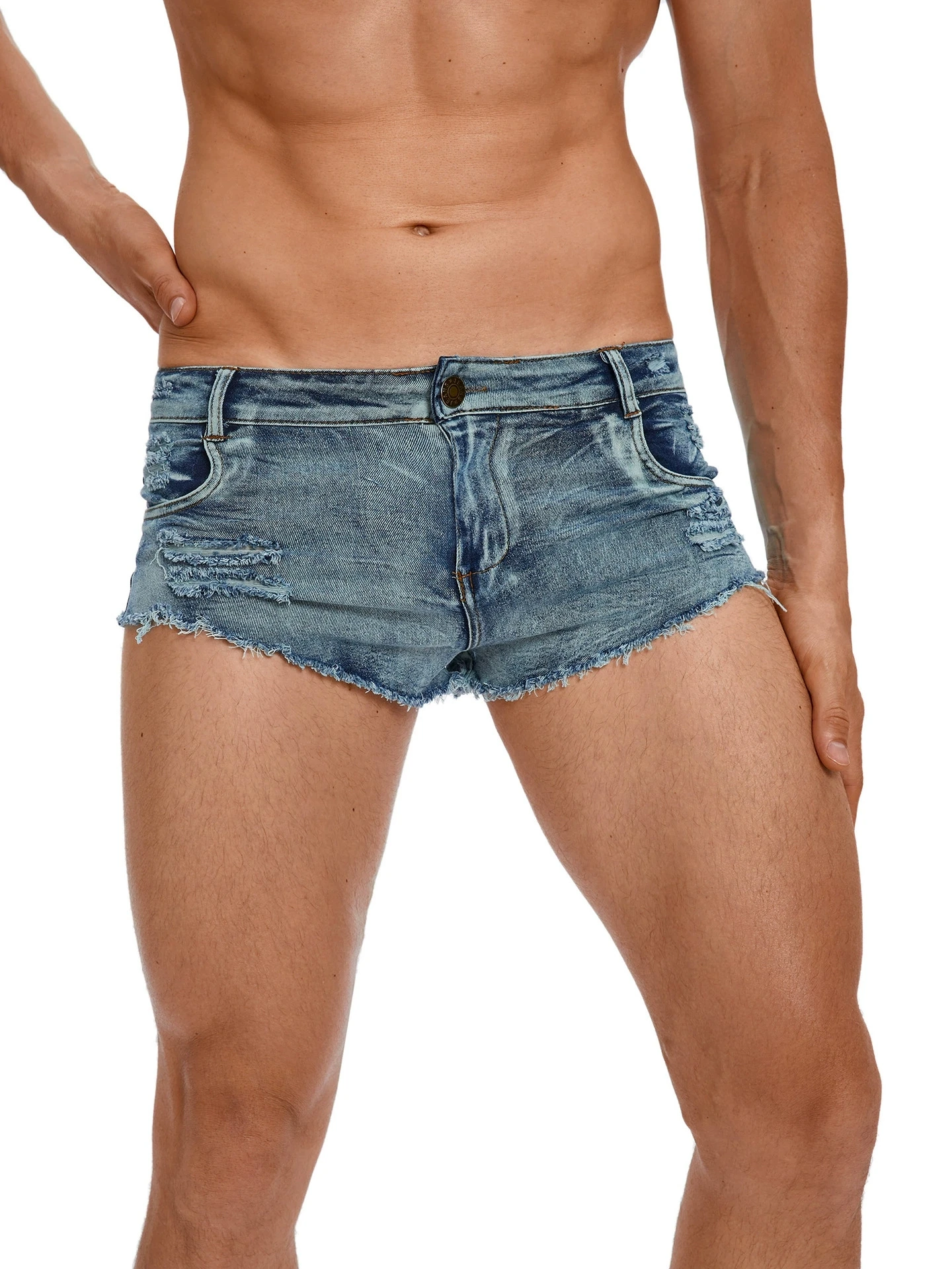 Pantalones Cortos de Mezclilla - Vintage Summer Clothing Men reseña y precio