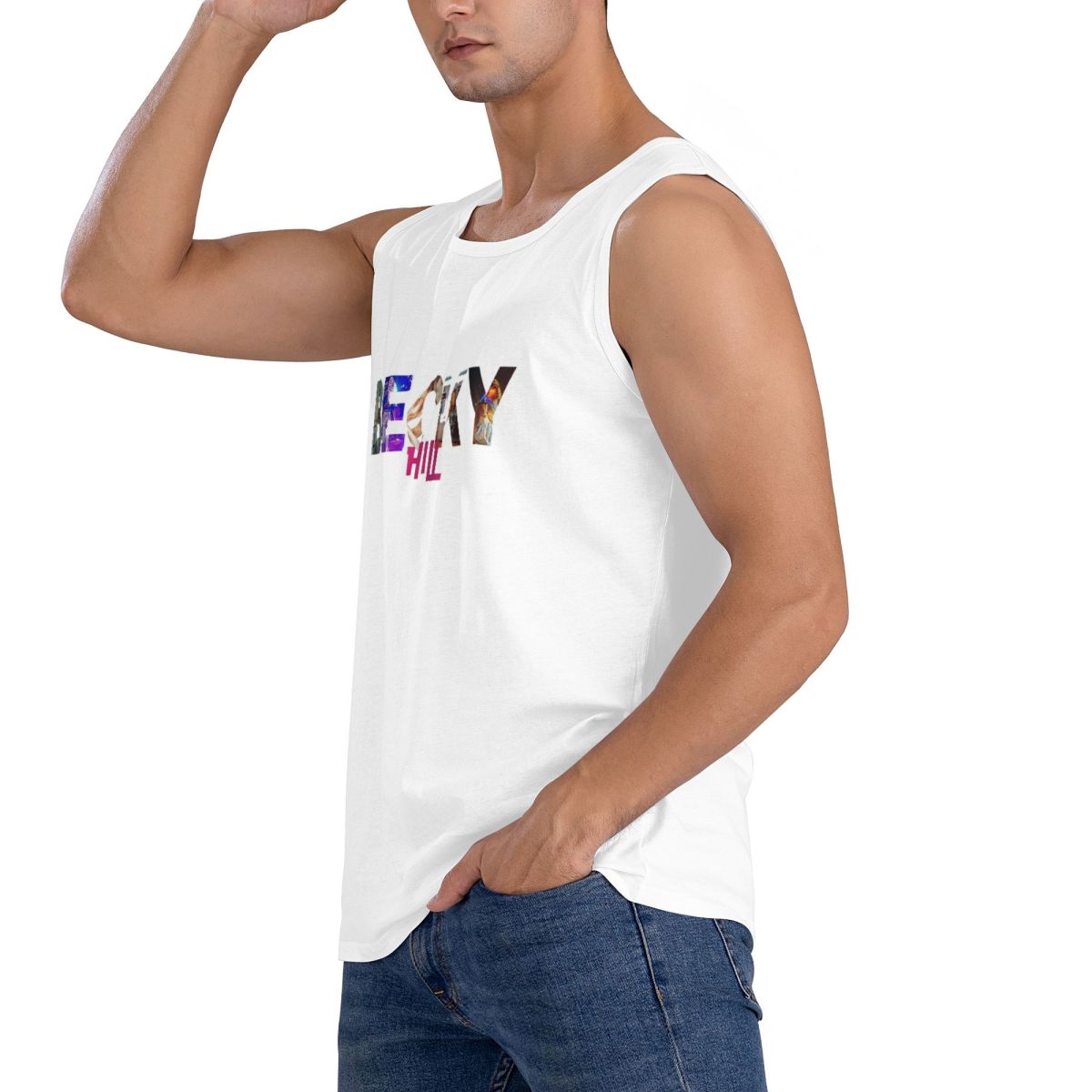 Camiseta sin mangas con estamp - Summer Hill Clothing reseña y precio
