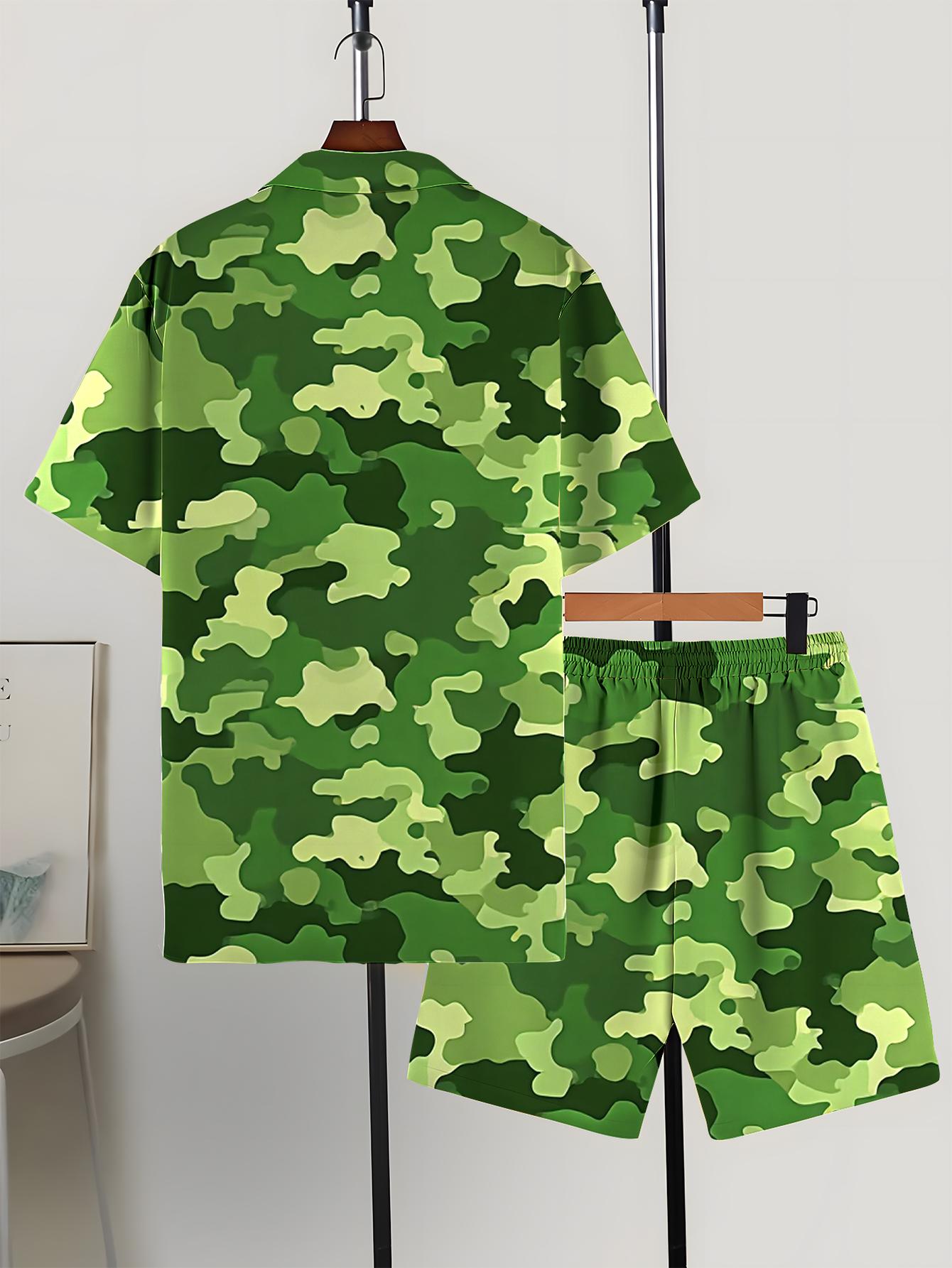 Conjuntos de Camisa para Hombr - Summer Clothing Drip reseña y precio