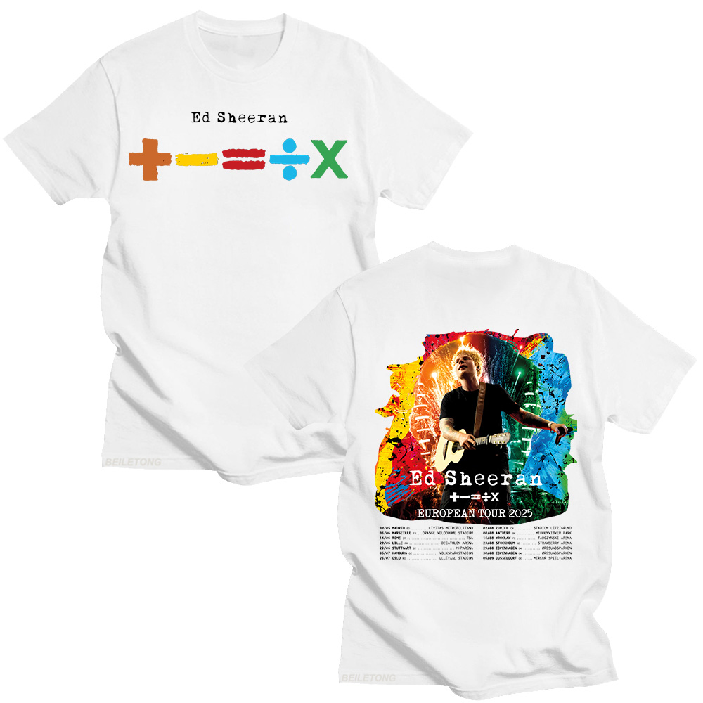 Camisetas Ed Sheeran European  - Summer Clothing Gif reseña y precio