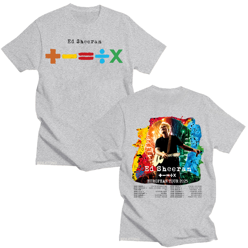 Camisetas Ed Sheeran European  - Summer Clothing Gif reseña y precio