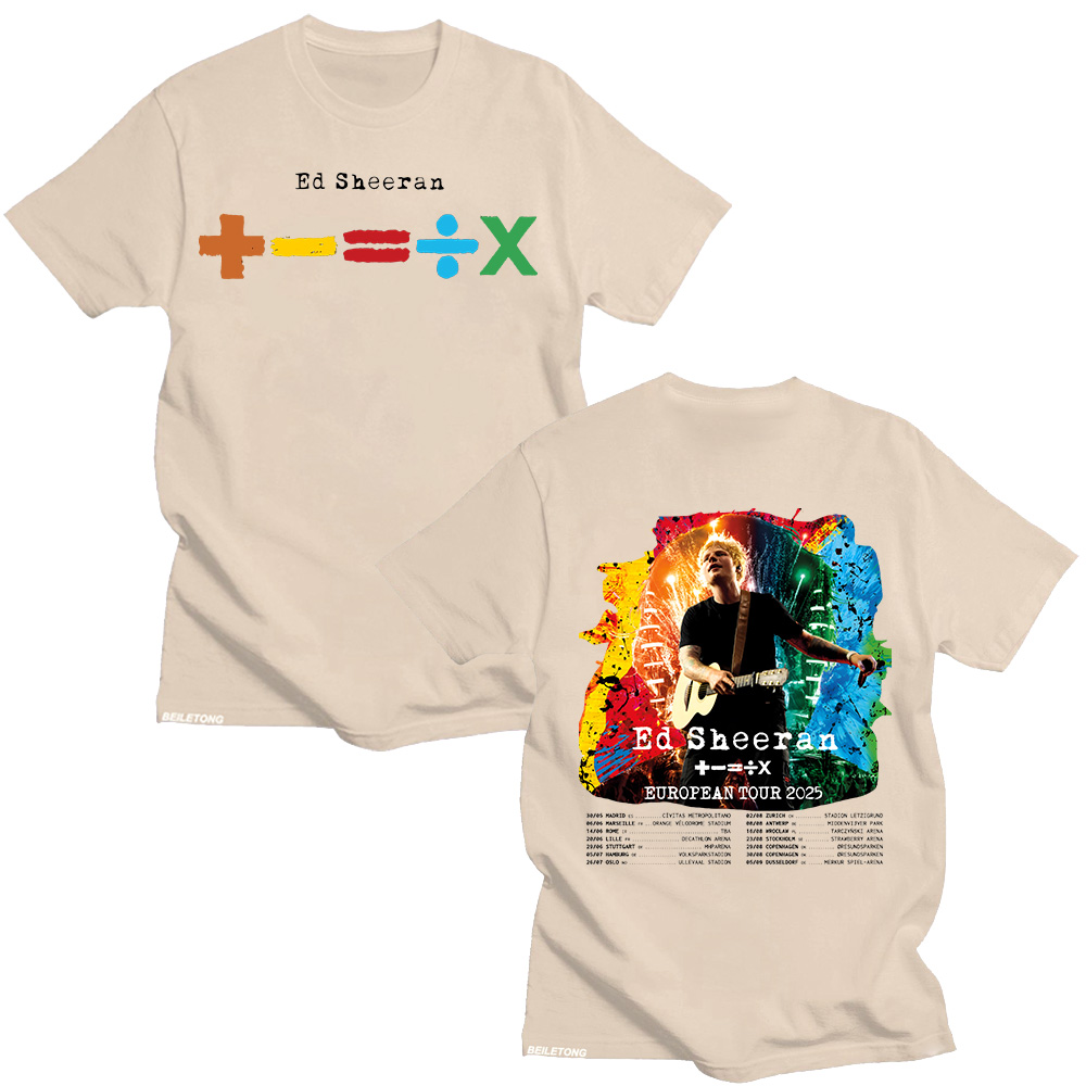 Camisetas Ed Sheeran European  - Summer Clothing Gif reseña y precio